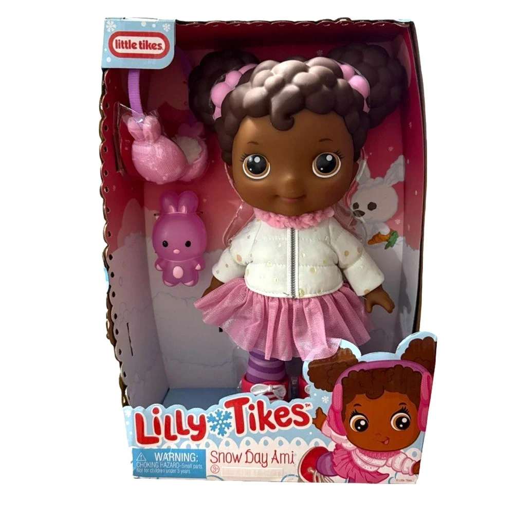 Little Tikes Lilly Tikes Snow Day Ami Doll Toy New In Box Make A Snow Bunny